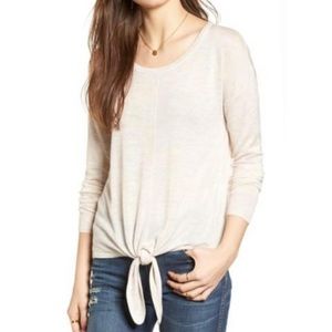 Madewell Tie-Front Sweater